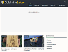 Tablet Screenshot of goldminesaloon.net